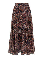 Kristy Leopard Print Maxi Skirt
