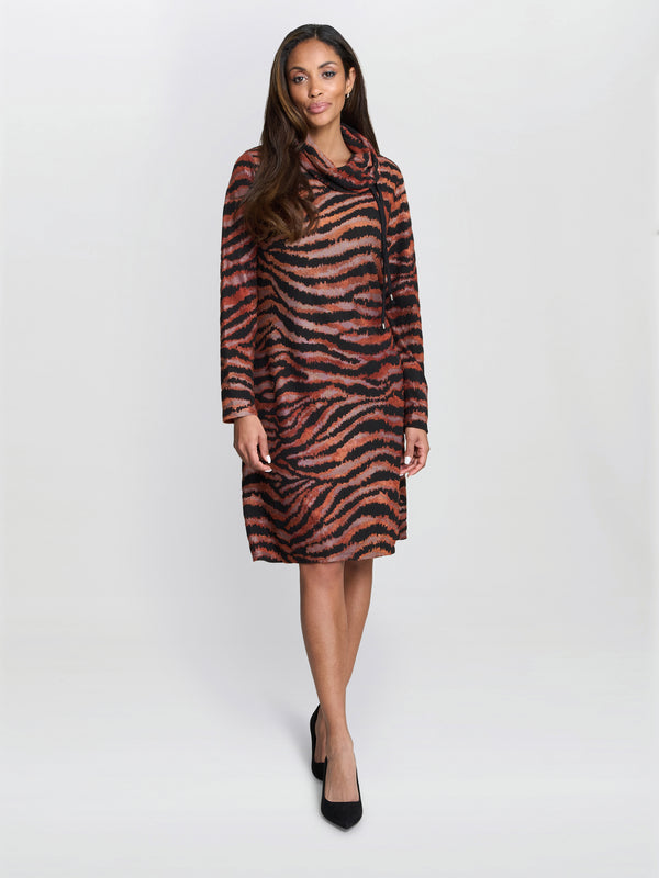 Aisling Animal Print Dress