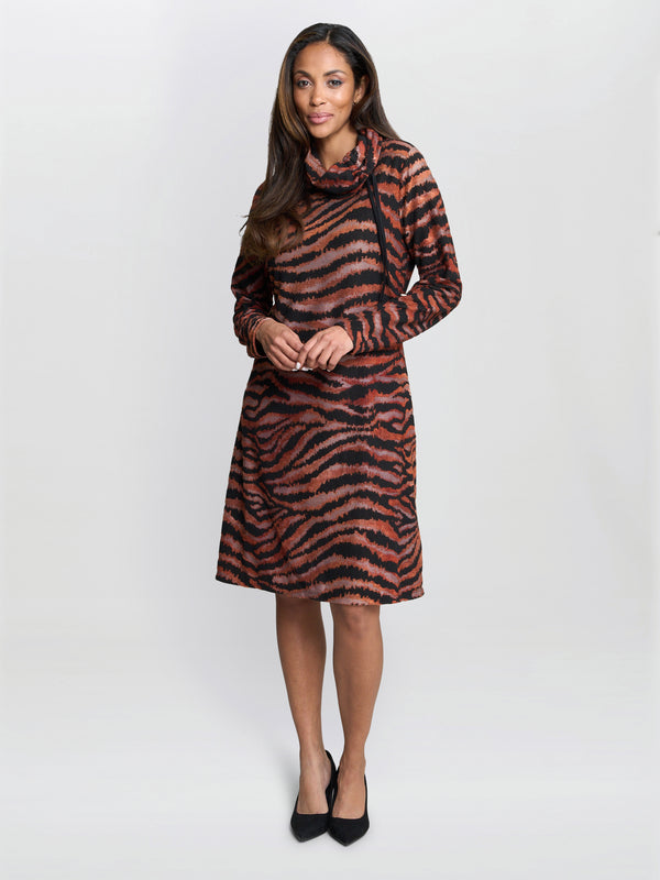 Aisling Animal Print Dress