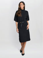 Alaura Belted Knit Midi Dress