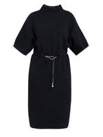 Alaura Belted Knit Midi Dress