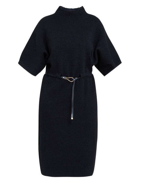 Alaura Belted Knit Midi Dress
