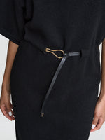 Alaura Belted Knit Midi Dress