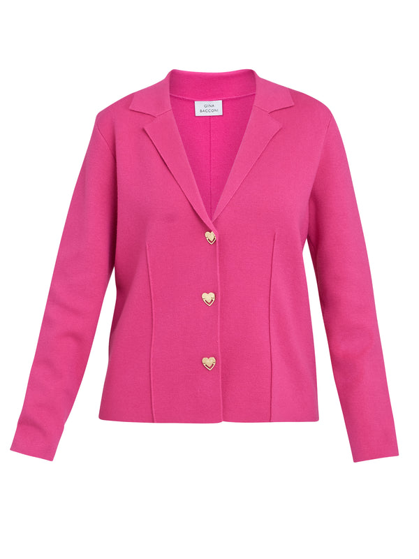 Alyona Heart Button Jacket