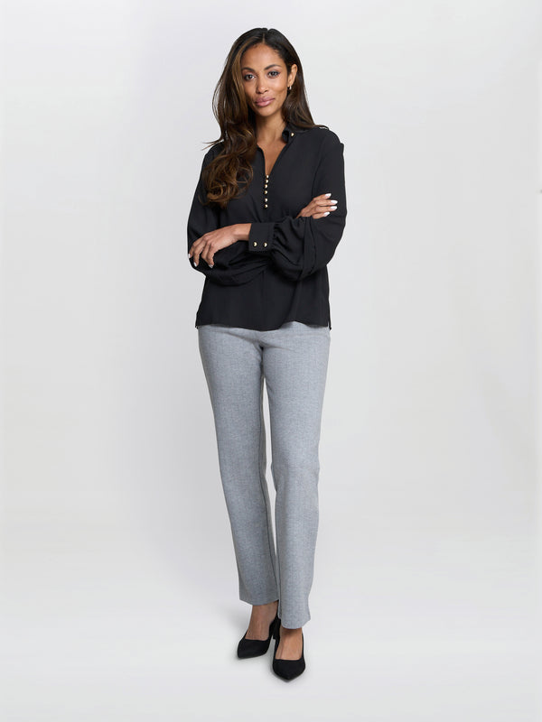 Antoinette Black Blouse