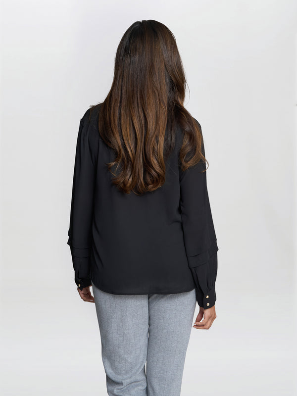 Antoinette Black Blouse