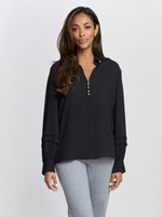 Antoinette Black Blouse