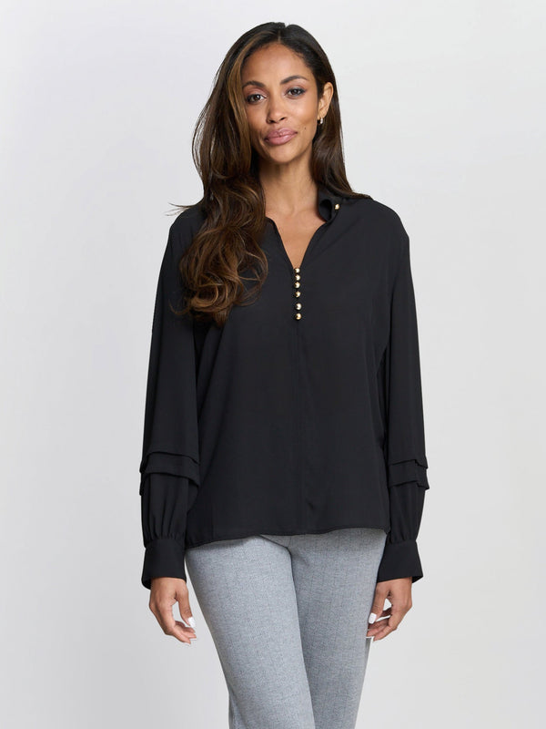 Antoinette Black Blouse