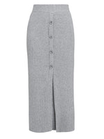 Arlette Button Front Knitted Skirt