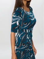 Yvonne Printed Jersey Dress