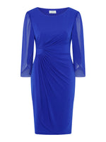 Ryder Jersey And Chiffon Wrap Dress