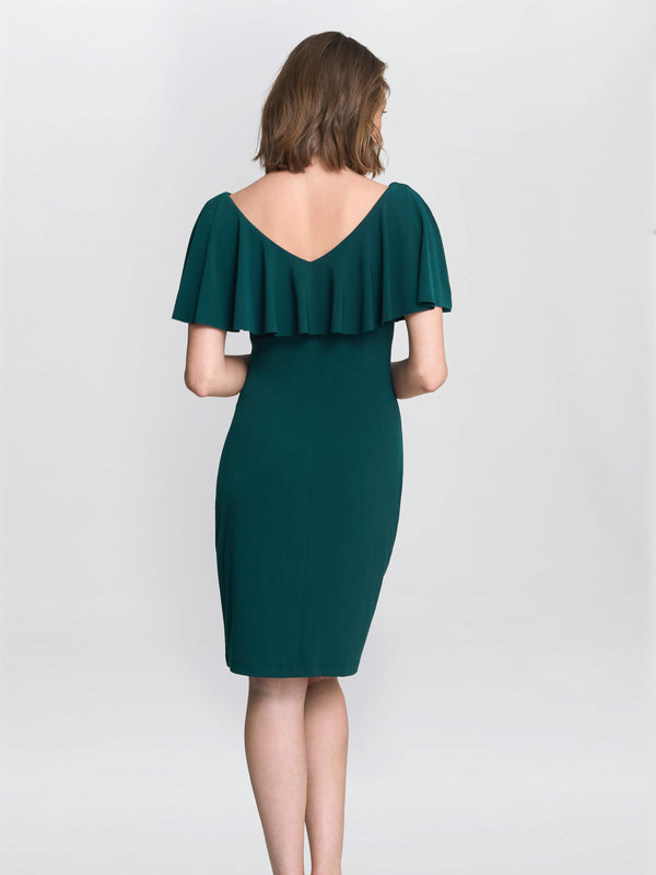 Allie Flutter Sleeve Cocktail Dress