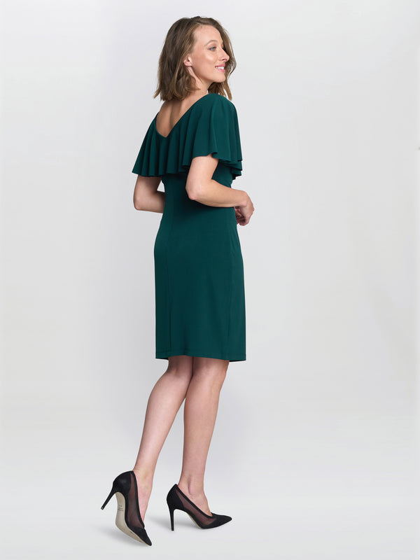 Allie Flutter Sleeve Cocktail Dress