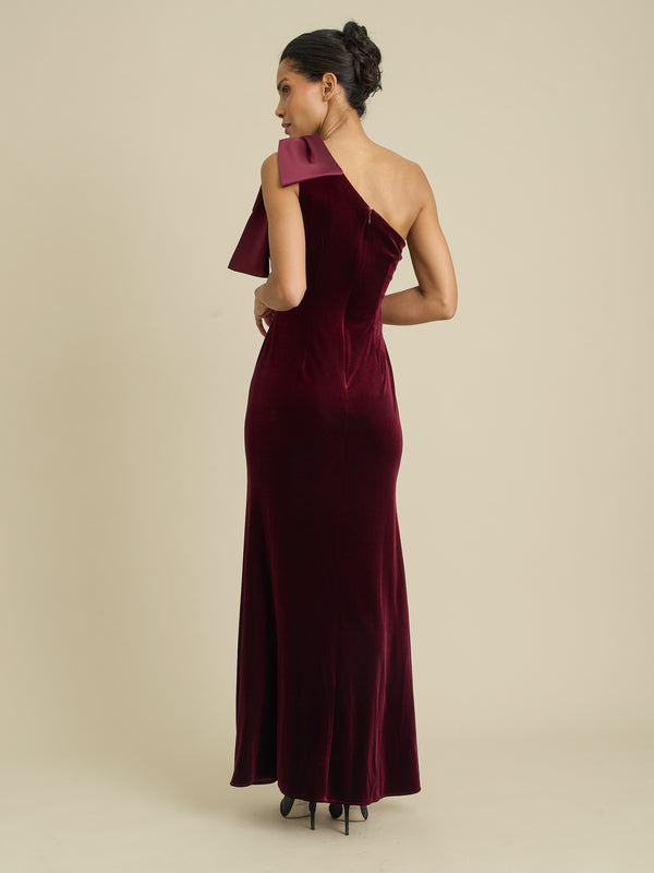Angela One Shoulder Maxi Dress