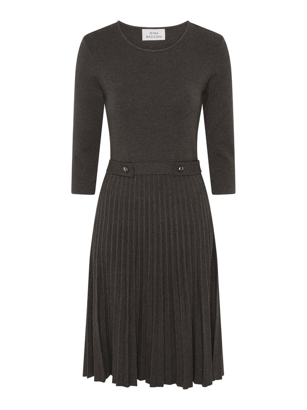 Annabella Pleated Midi Dress