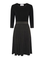 Apple Pleated Midi Dress