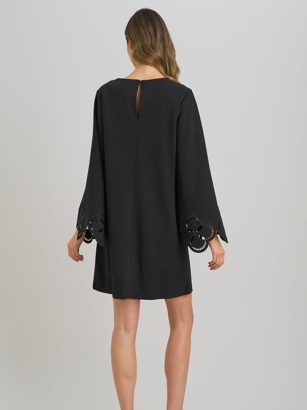 Anisa Lace-Cuff Shift Dress