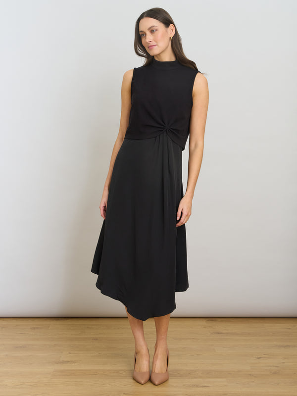 Ashlee Black Midi Dress