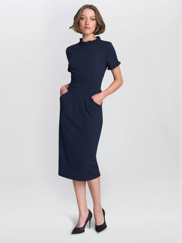 Anita Structured Sheath Dress