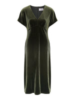 Bev Velvet Midi Dress