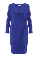 Ceri Jersey Dress With Diamante Detail