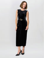 Claudine Velvet Midi Dress