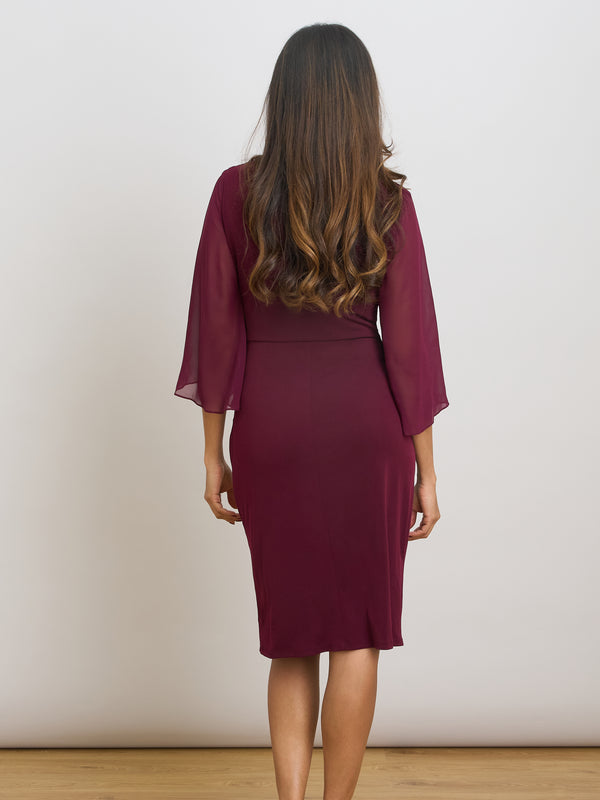 Jo Draped Jersey Dress