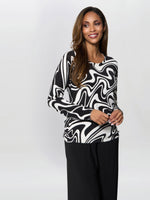 Nelia Abstract Print Jumper