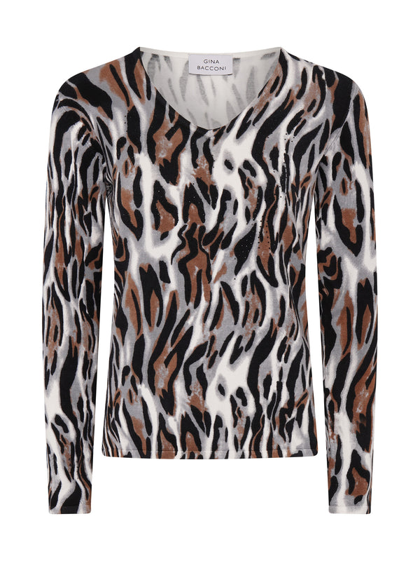 Nessa Animal Print Jumper