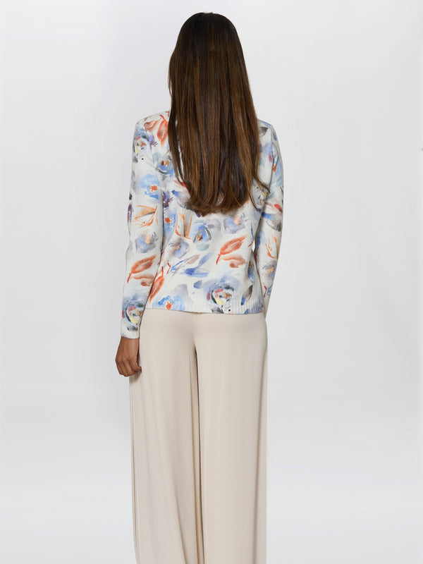 Lina Floral Knitted Jumper