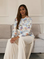 Lina Floral Knitted Jumper