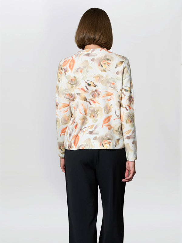 Lina Floral Knitted Jumper