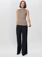 Neve Sleeveless Ribbed Jumper