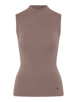 Neve Sleeveless Ribbed Jumper