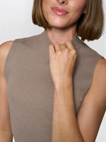 Neve Sleeveless Ribbed Jumper
