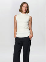 Neve Sleeveless Ribbed Jumper