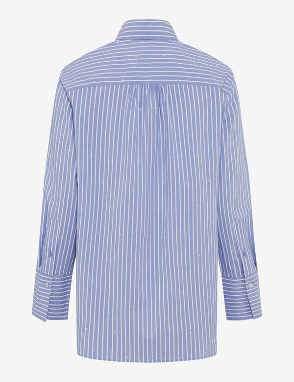 Brax Viki Sparkle pinstripe shirt
