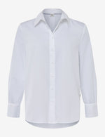 Brax Viki Plain white shirt with back detail