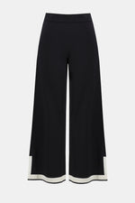 Joseph Ribkoff Sweater Knit Colour Block Culotte Pants