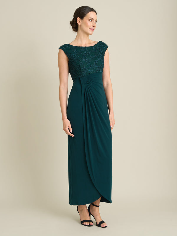 Jacy Embroidered Bodice Maxi Dress