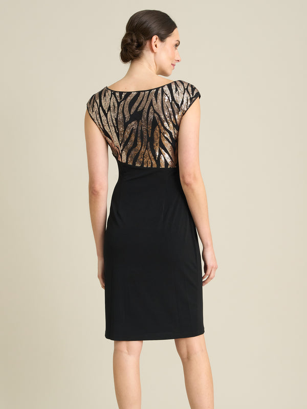 Jaden Animal Print Ruched Dress