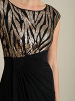 Jaden Animal Print Ruched Dress