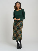 Janis Check Midi Dress