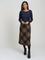 Janis Check Midi Dress