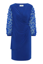 Lyndsey Floral Mesh Sleeve Dress