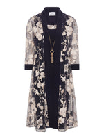 Macey Dress With Floral Sheer Jacket