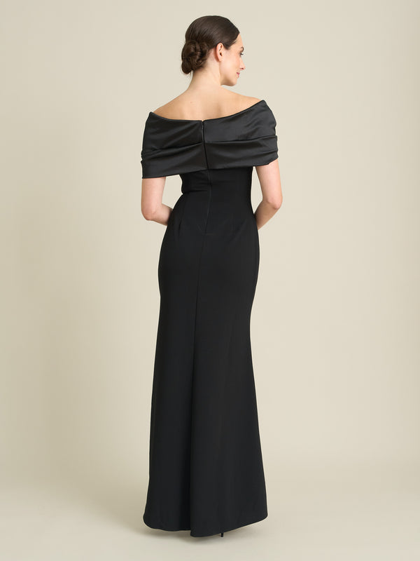 Robin Off Shoulder Draped Maxi Dress