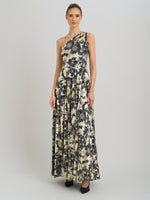 Sabina One Shoulder Floral Maxi Dress