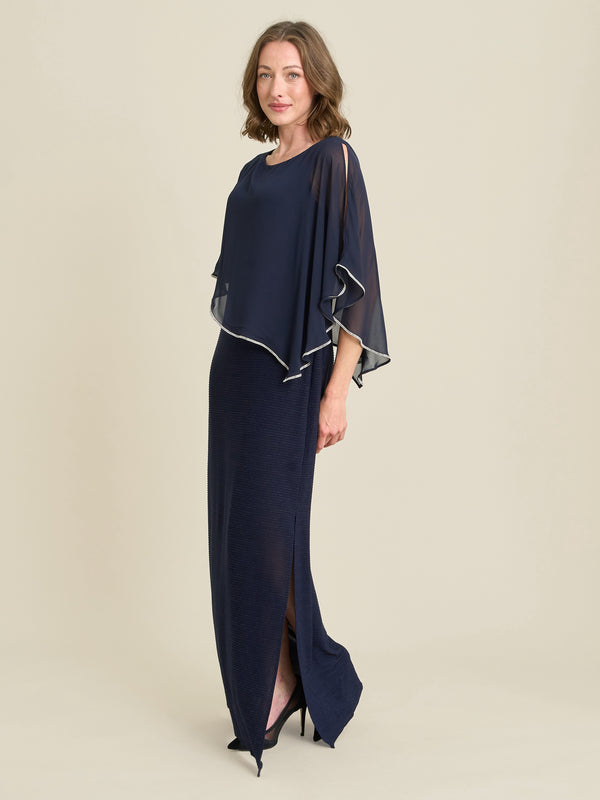 Suzy Sheer Overlay Maxi Dress