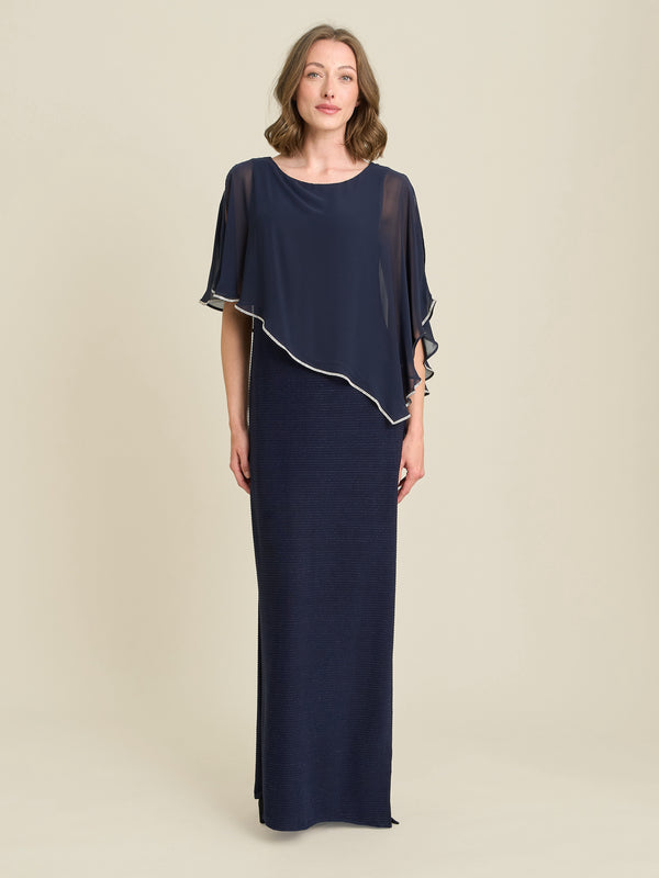 Suzy Sheer Overlay Maxi Dress